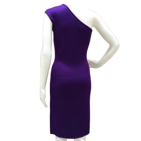 Ralph Lauren Asymmetrical Purple Dress - Picture 7 of 7